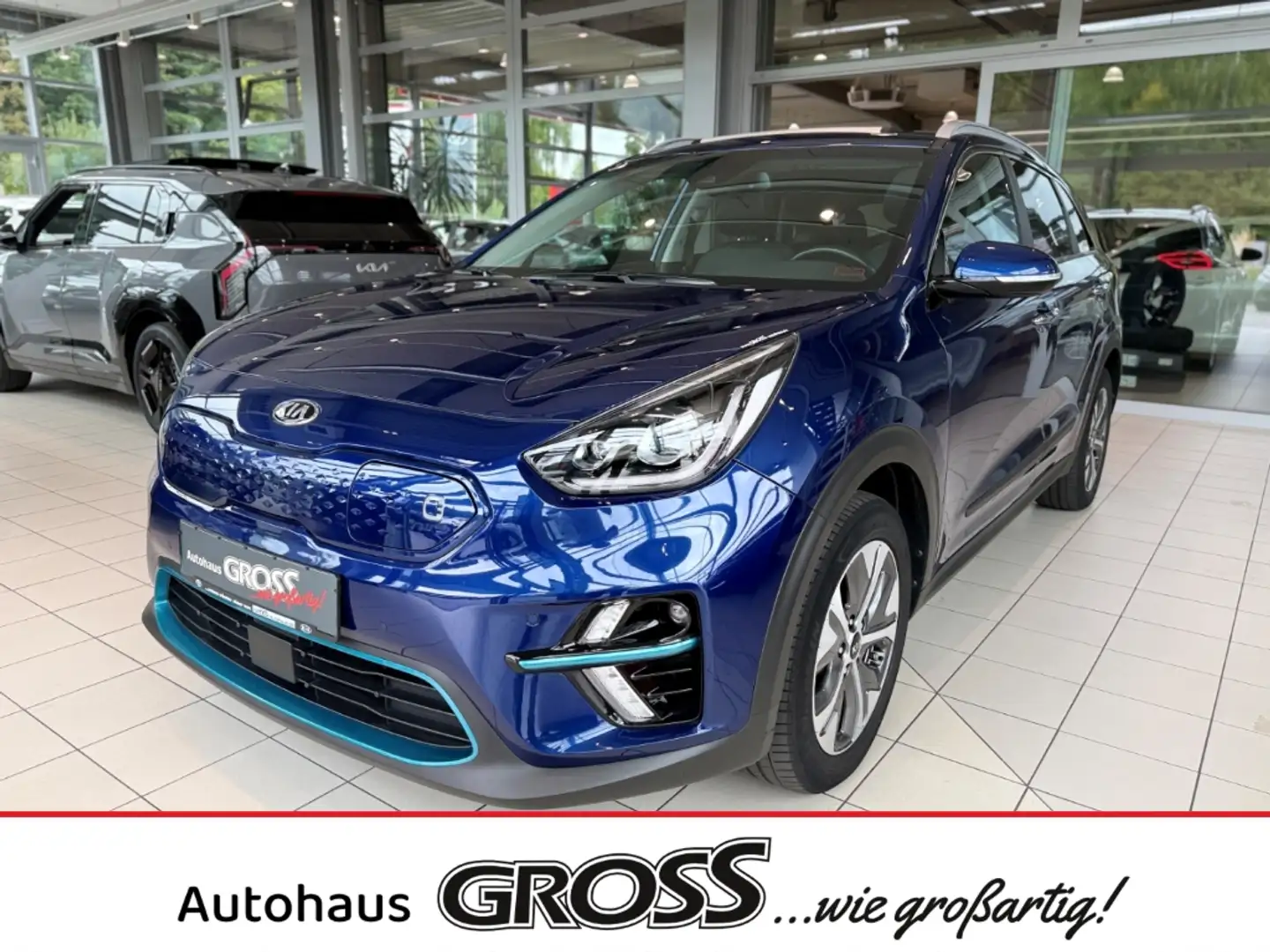 Kia Niro e-Spirit Navi Leder Digitales Cockpit Soundsystem Blauw - 1