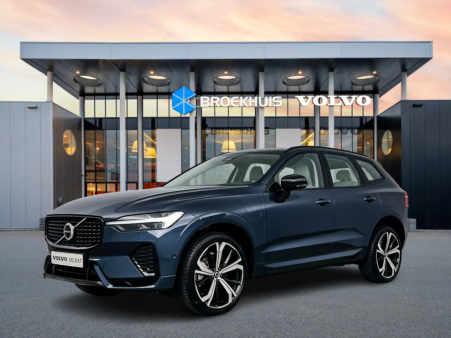 Volvo XC60 T8 Recharge AWD Plus Dark | 21" | Luchtvering | Ge Blauw - 1