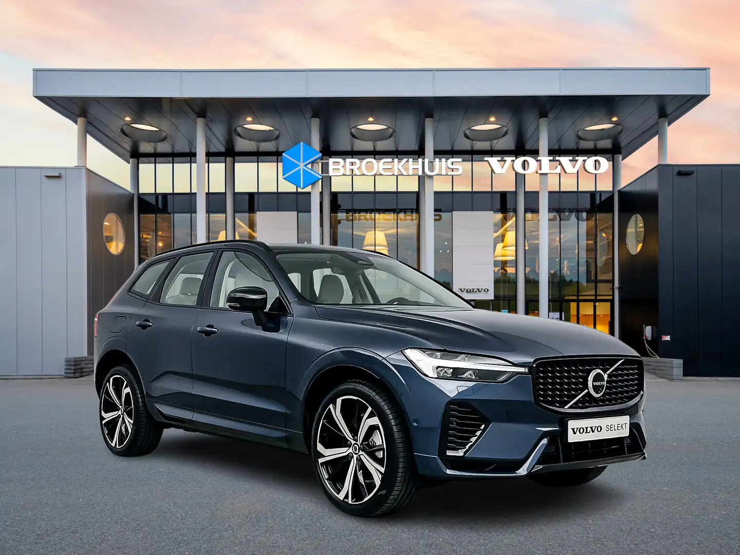 Volvo XC60 T8 Recharge AWD Plus Dark | 21" | Luchtvering | Ge Blauw - 2