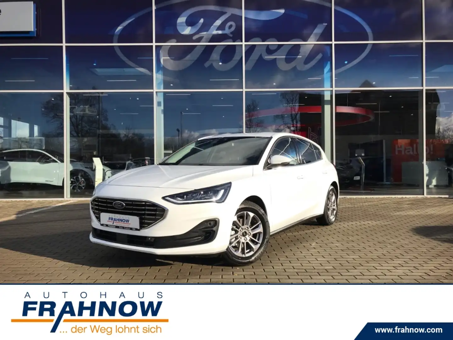 Ford Focus 1.0 EcoBoost MHEV Titanium Style LED SHZ ALU DAB Blanc - 1
