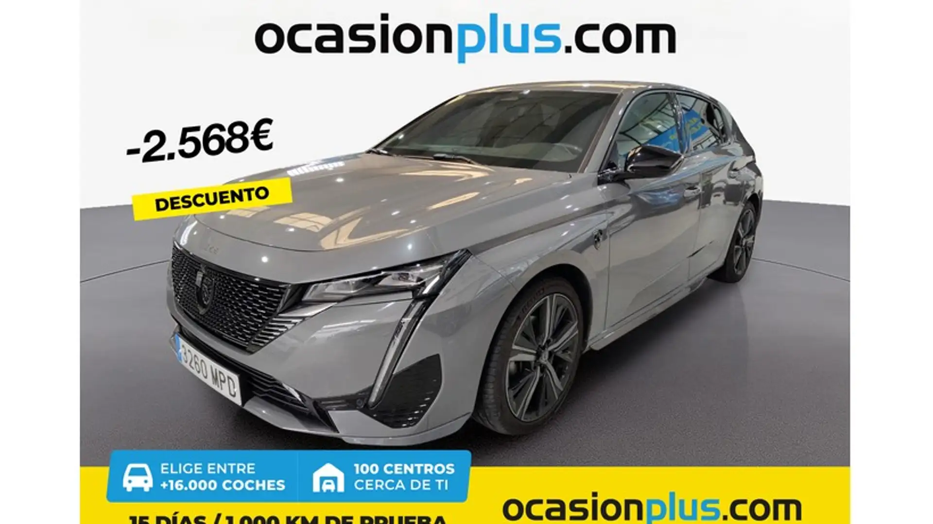 Peugeot 308 1.2 PureTech S&S GT EAT8 130 Grijs - 1