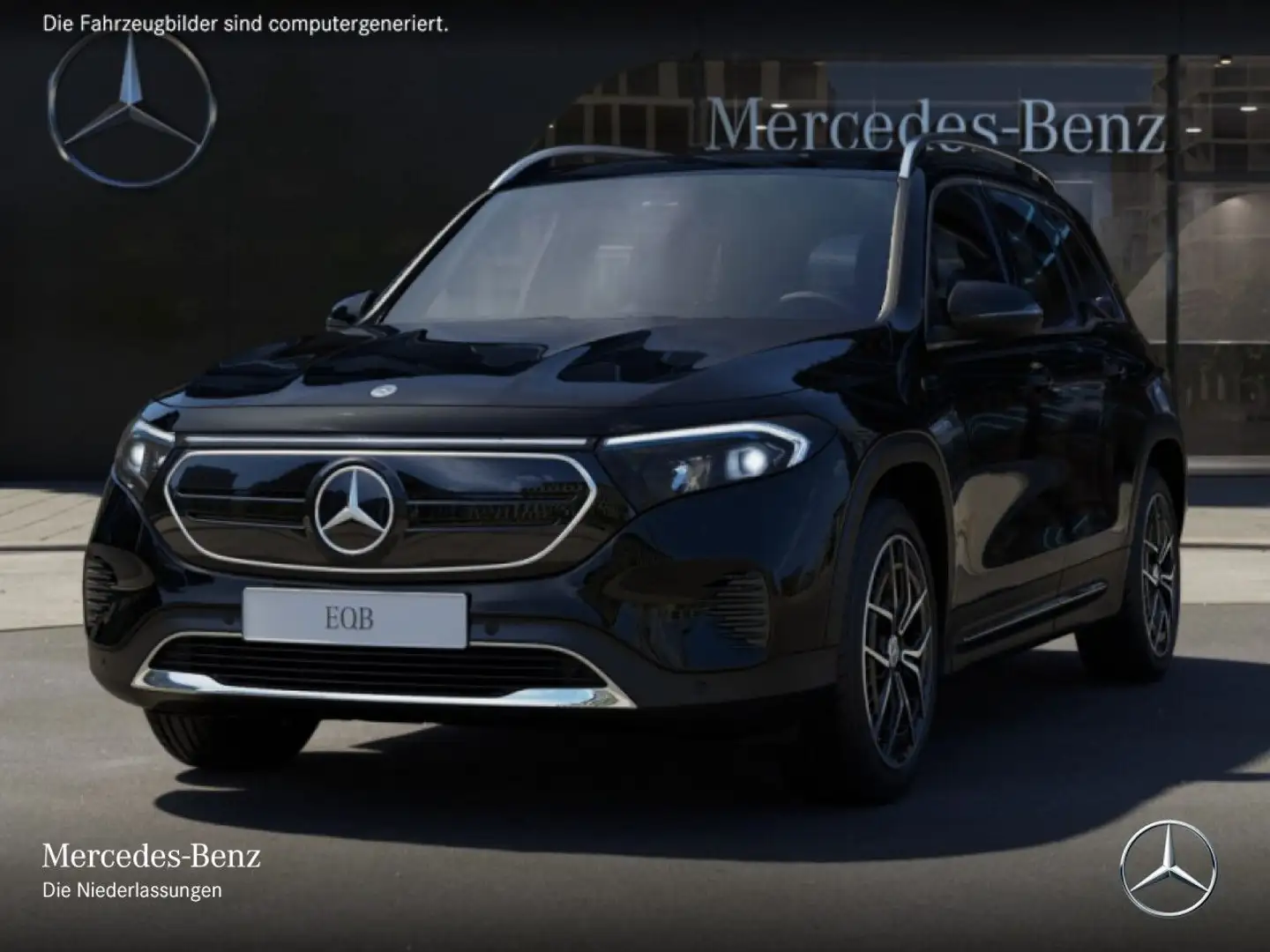 Mercedes-Benz EQB 300 4M PROG+19"+ADVANCED+KAMERA+SPUR Schwarz - 2
