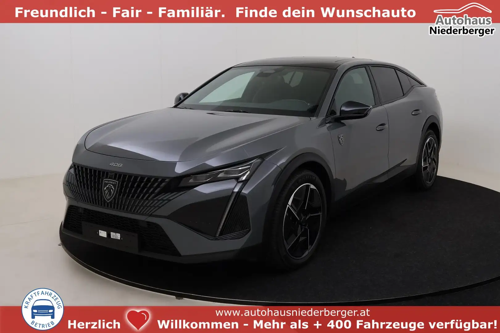 Peugeot 408 e GT 58 kWh Electric 214 hp Auto 157 kW (213 PS... Grau - 1