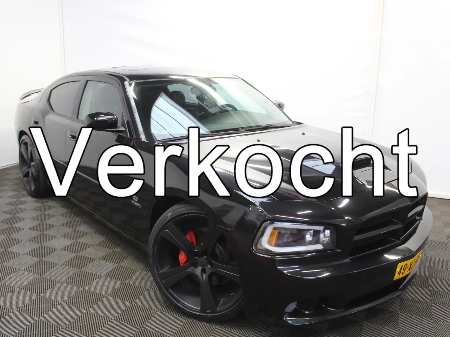 Dodge Charger SRT-8 HEMI | AIRCO | 433PK | CRUISE | LEDER | LMV Fekete - 1