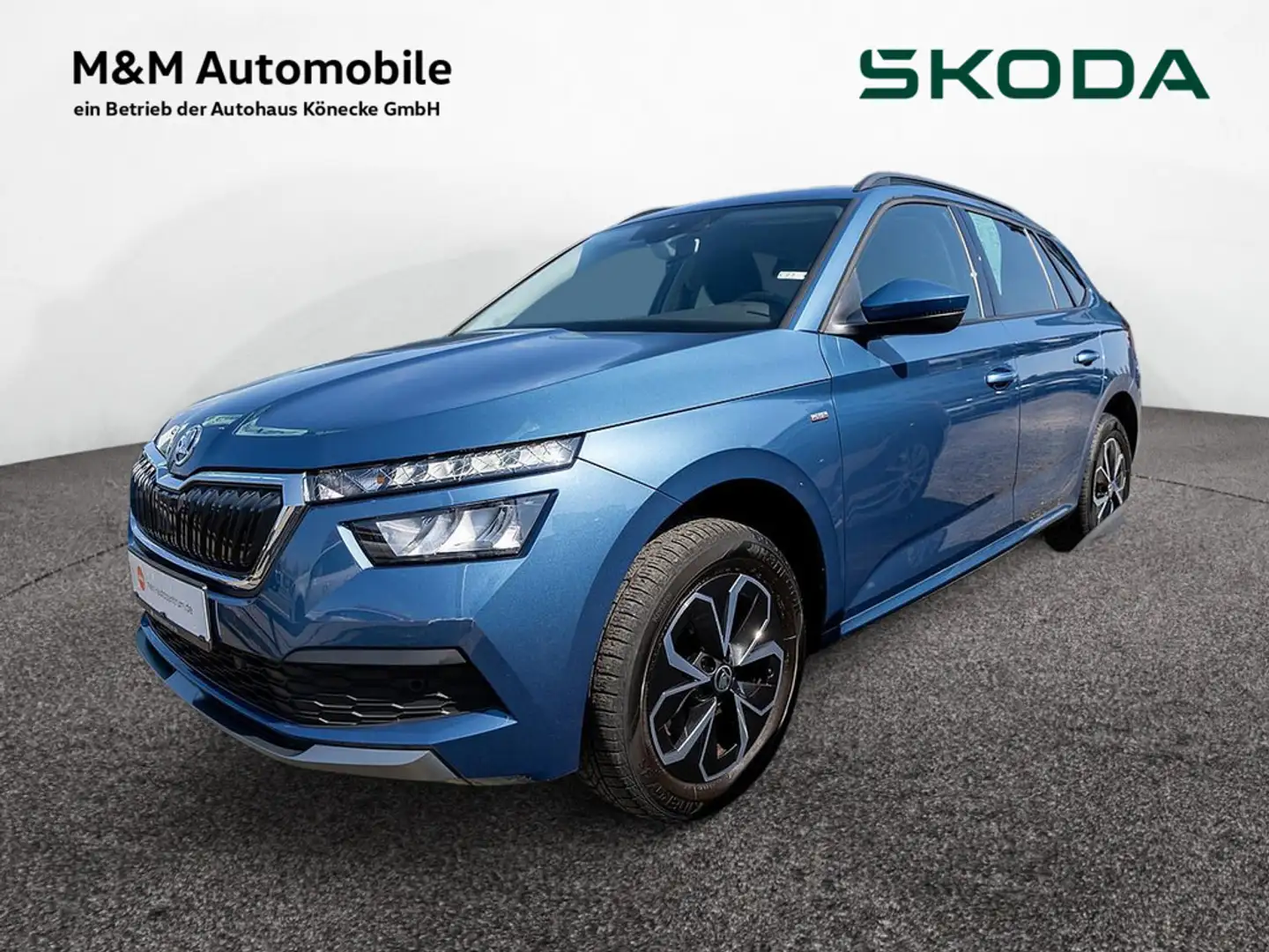 Skoda Kamiq 1.0 TSI Drive 125 KLIMA ALU AHK NAVI Blauw - 1
