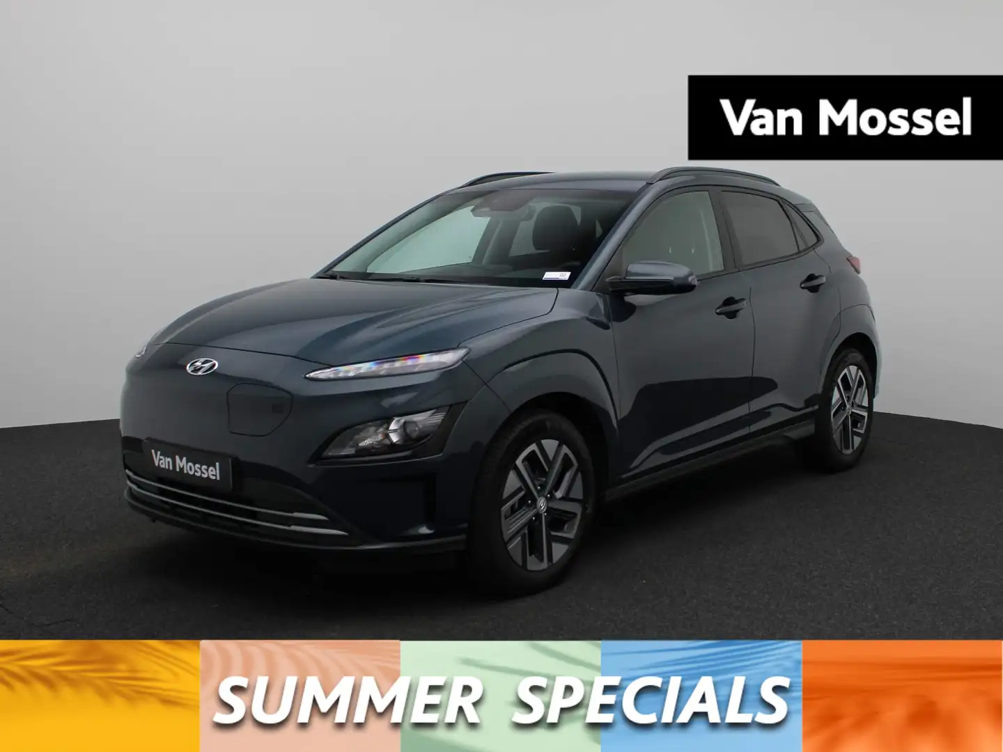 Hyundai KONA EV Fashion 39 kWh | Navi | ECC | PDC | LMV | Cam | Grijs - 1