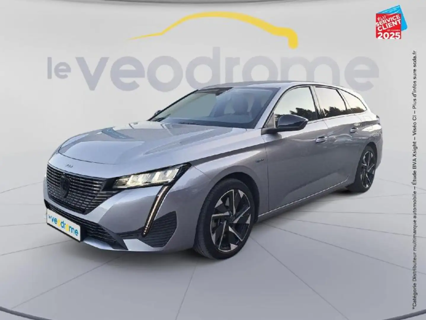 Peugeot 308 PHEV 180ch Allure Pack e-EAT8 GPS Attelage Gris - 1