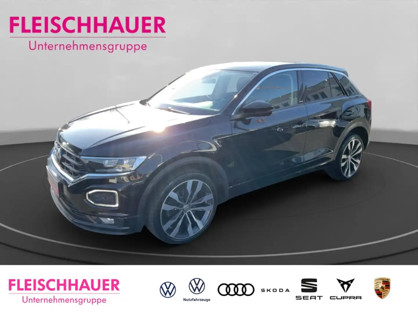Volkswagen T-Roc 2.0 TDI DSG 4Motion AHK Navi Digitales Cockpit LED Schwarz - 1