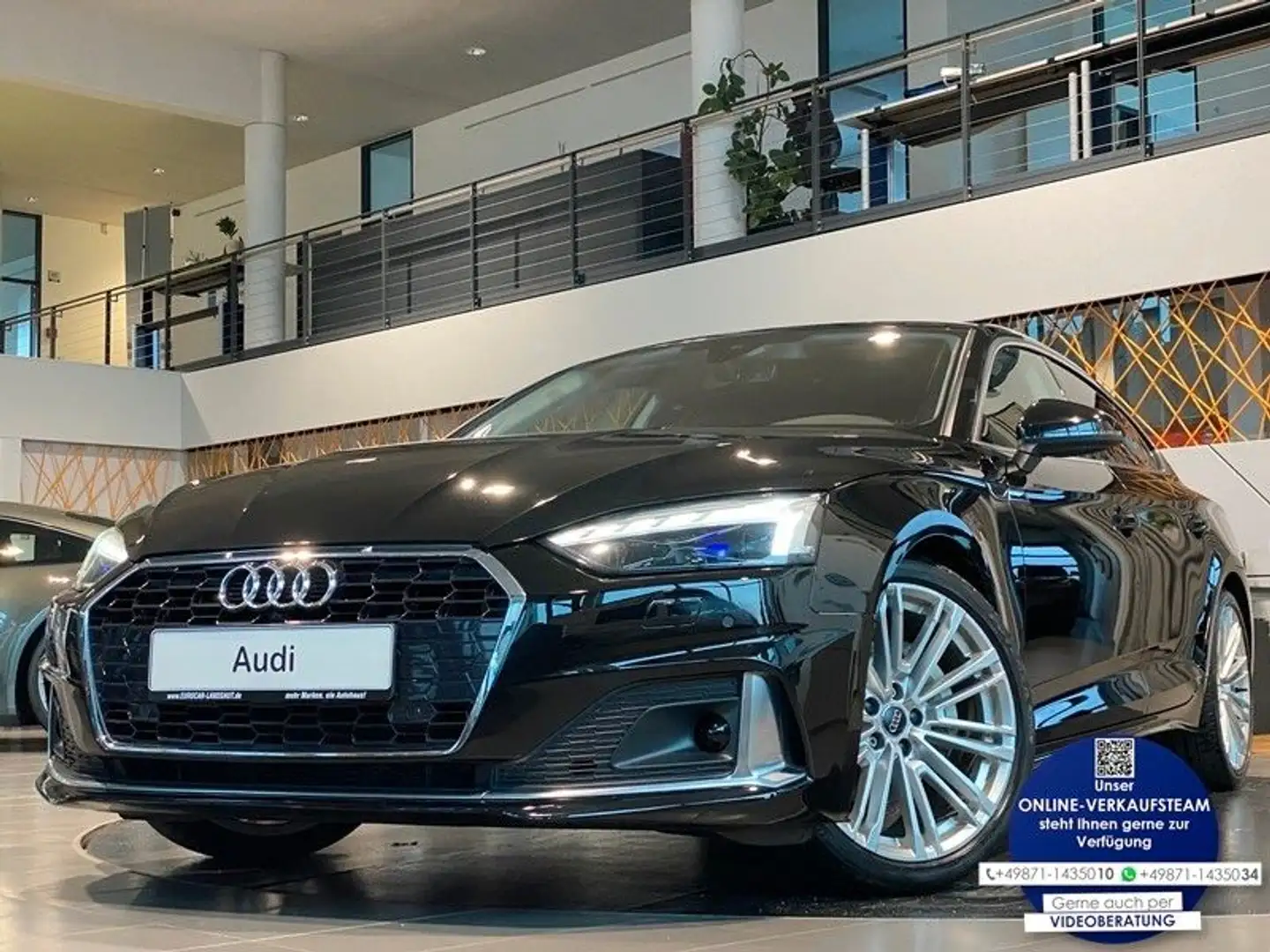 Audi A5 40 TDI advanced ViCo Laser MagnRide TopV B&O Zwart - 1
