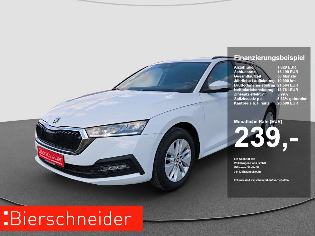 Skoda Octavia 2023 — Combi 2.0 TDI Ambition SMART LINK PDC SITZH LED