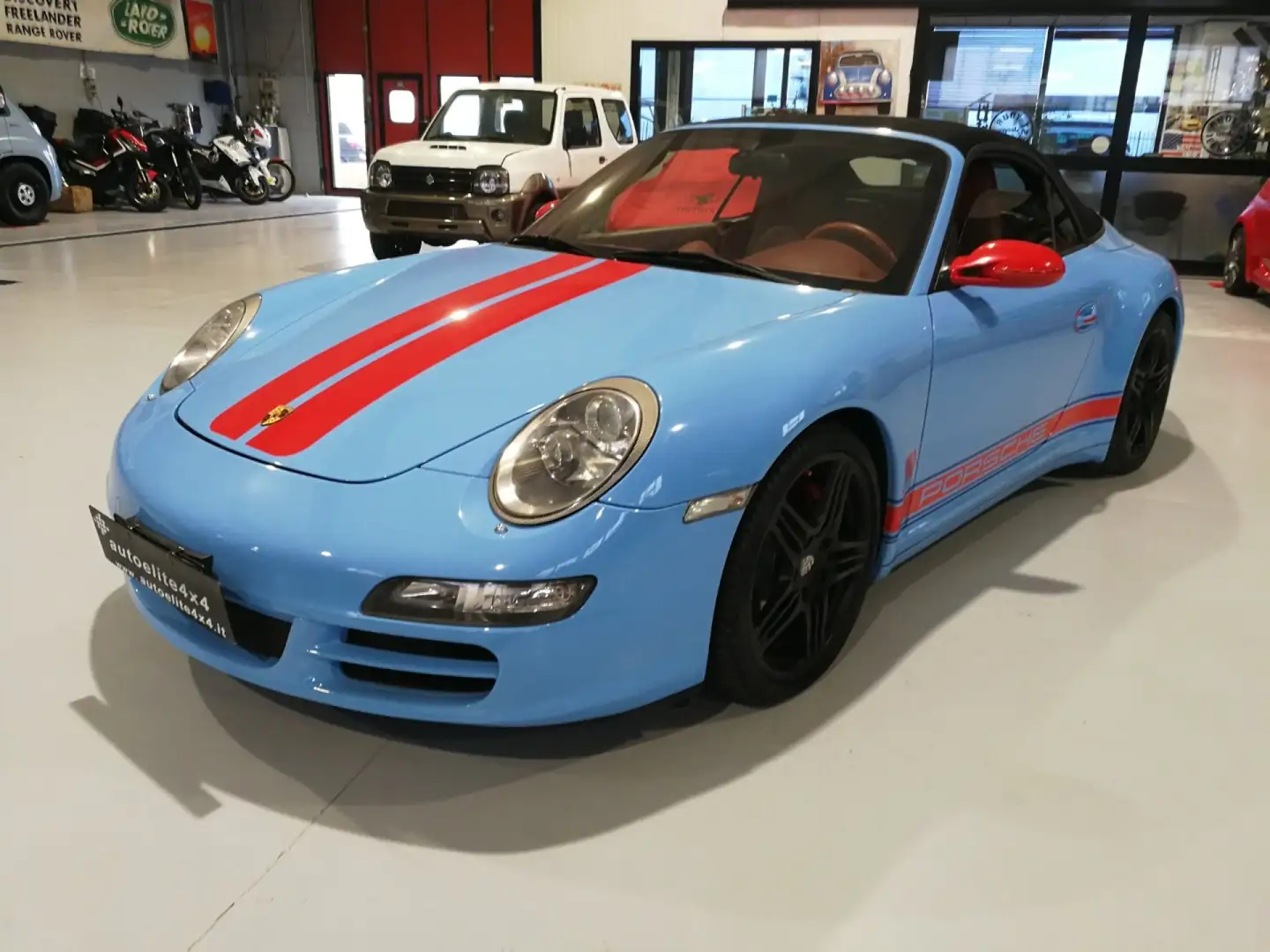 Porsche 911 997 Carrera 4S Cabriolet Blauw - 1