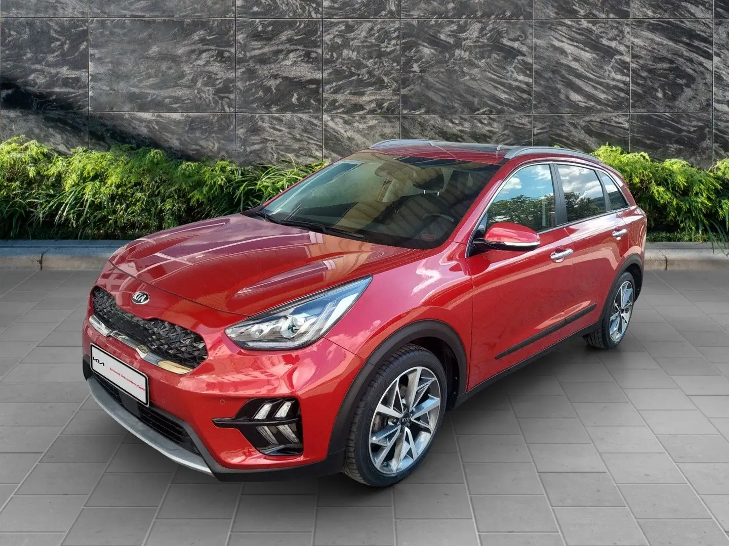 Kia Niro 1.6 GDI HEV Spirit Leder + Glasdach Rot - 1