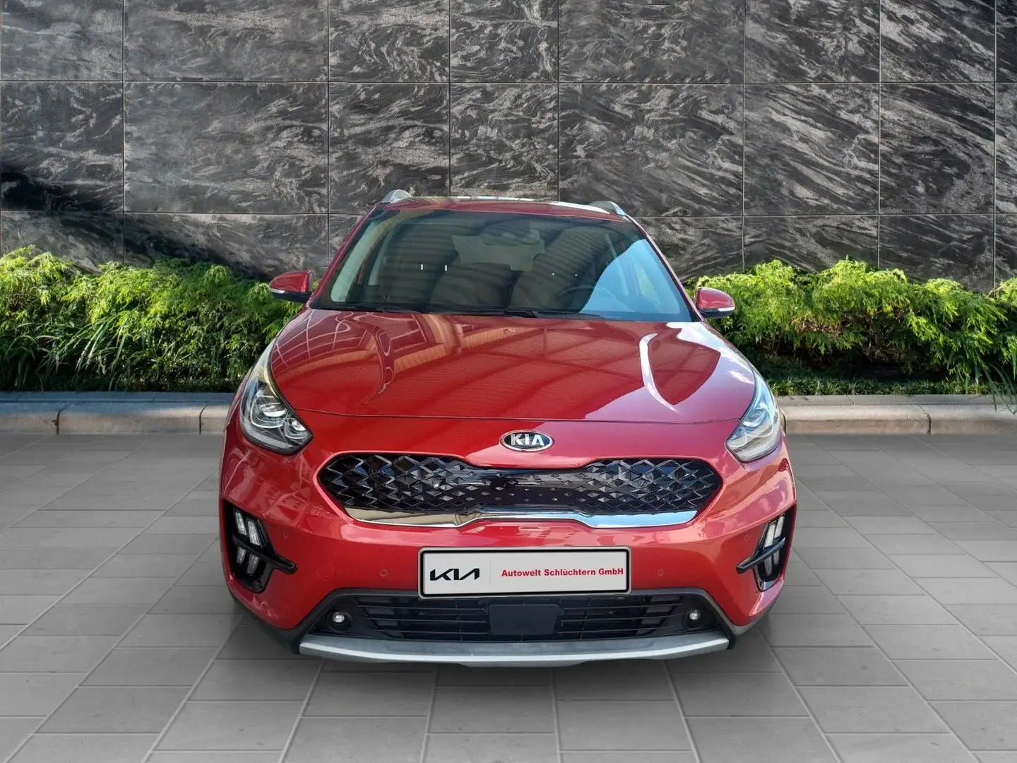 Kia Niro 1.6 GDI HEV Spirit Leder + Glasdach Rot - 2