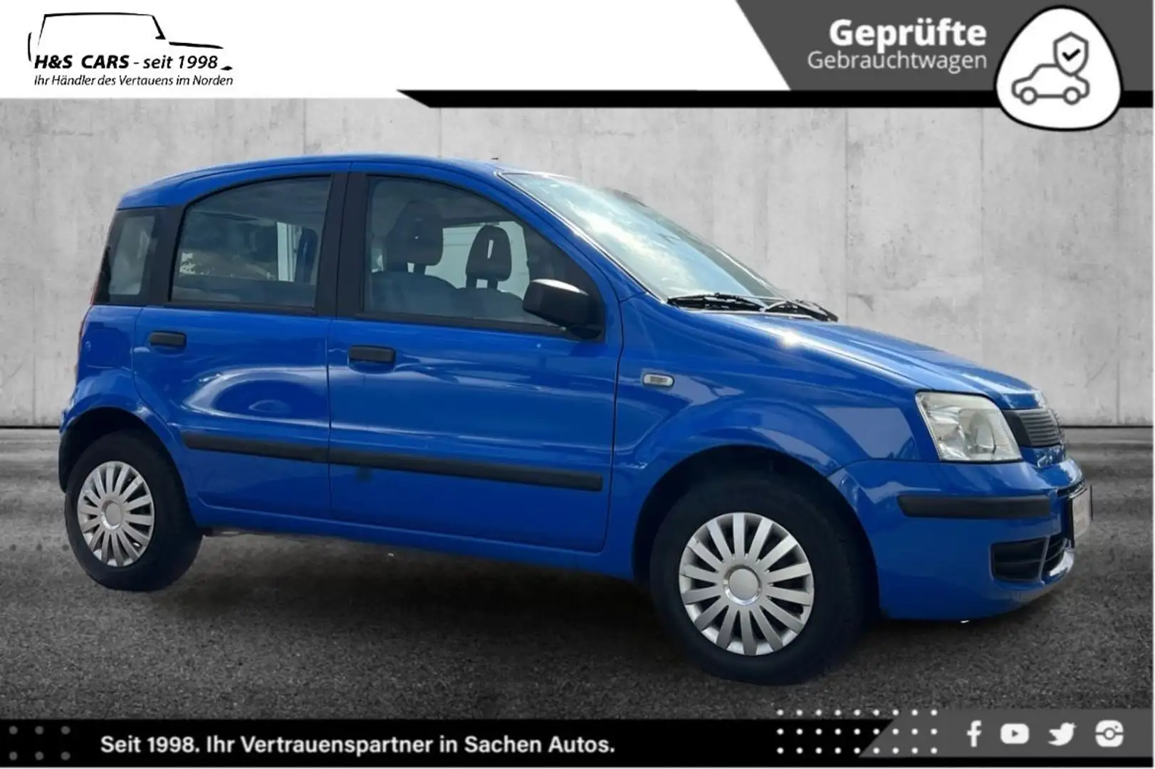 Fiat New Panda 1.1 8V Active 100TKM TÜV NEU plava - 1