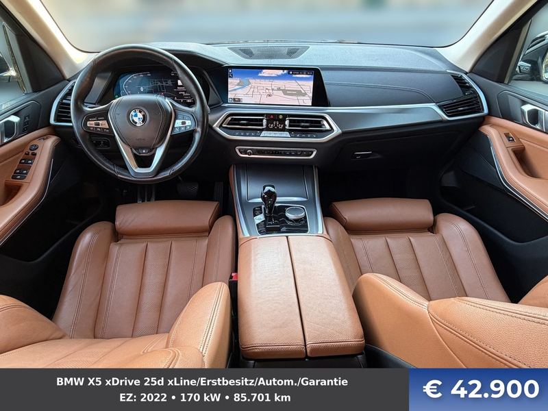 BMW X5 xDrive 25d xLine/Erstbesitz/Autom./Garantie — photo 7