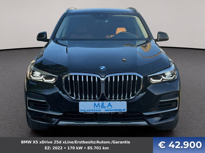 BMW X5 xDrive 25d xLine/Erstbesitz/Autom./Garantie — photo 2
