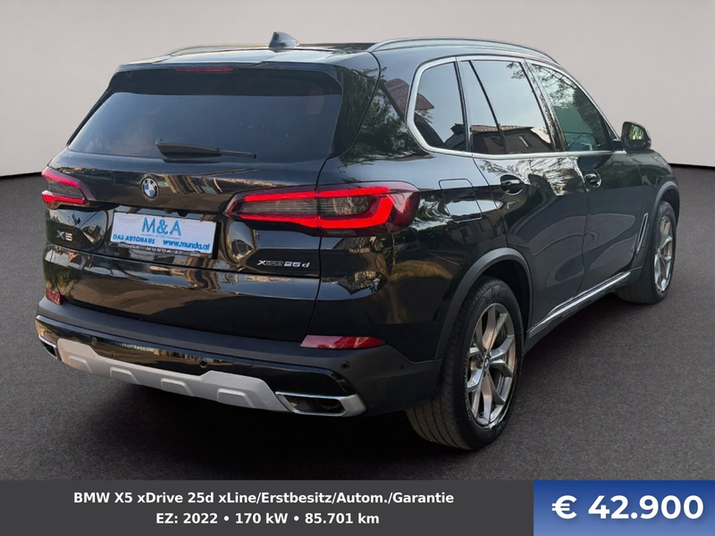 BMW X5 xDrive 25d xLine/Erstbesitz/Autom./Garantie — photo 4