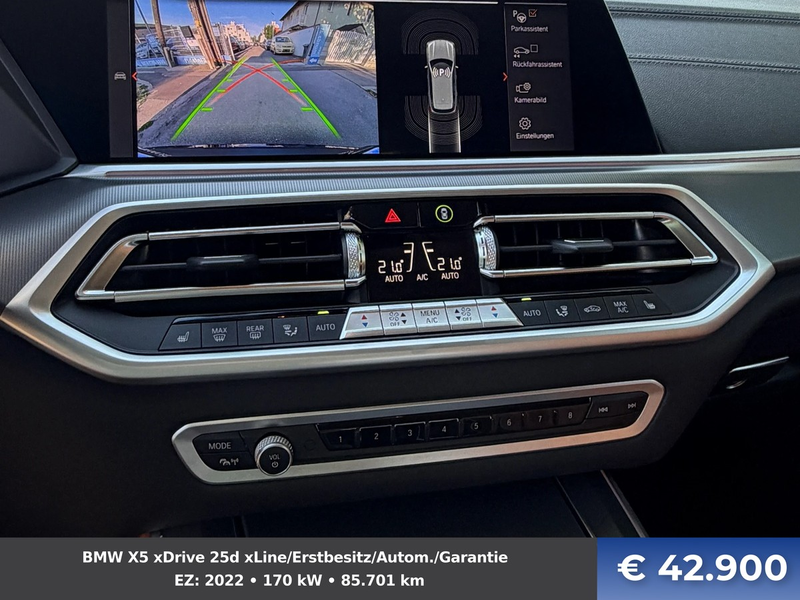 BMW X5 xDrive 25d xLine/Erstbesitz/Autom./Garantie — photo 12