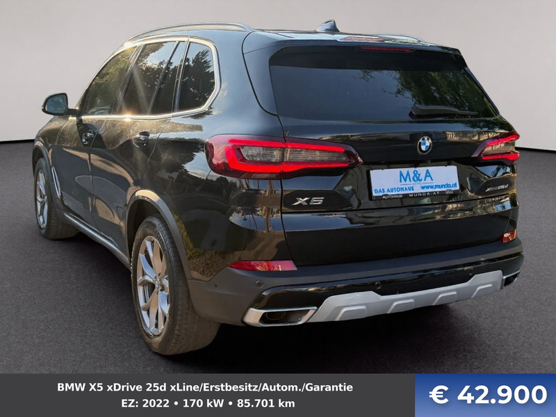 BMW X5 xDrive 25d xLine/Erstbesitz/Autom./Garantie — photo 6