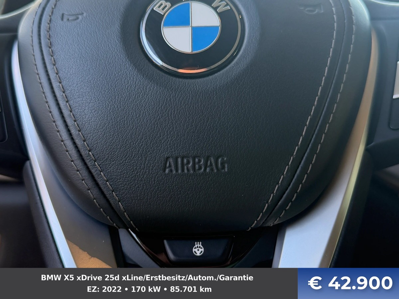 BMW X5 xDrive 25d xLine/Erstbesitz/Autom./Garantie — photo 14