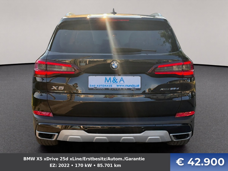 BMW X5 xDrive 25d xLine/Erstbesitz/Autom./Garantie — photo 5