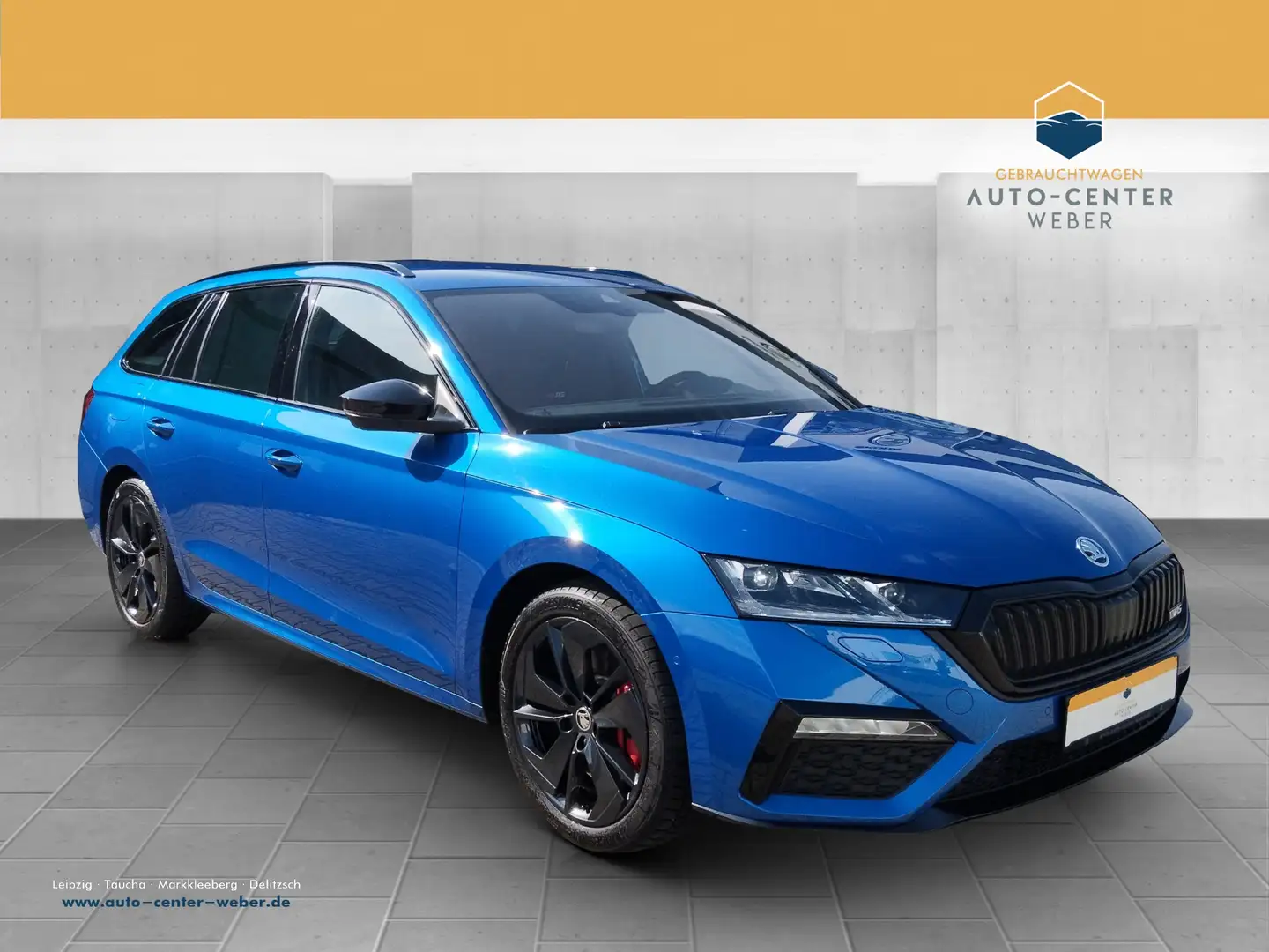 Skoda Octavia Combi 2.0 TSI RS DSG 4xSHZ*ACC*AUT*HUD Blauw - 1