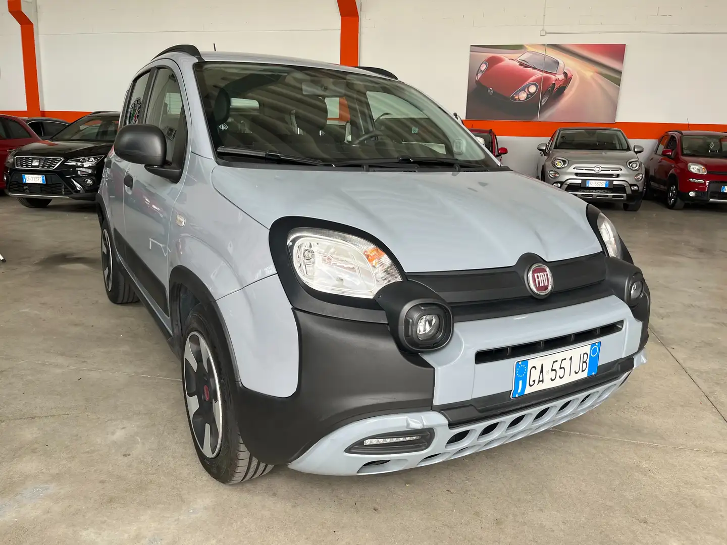 Fiat Panda Panda III 2016 1.0 hybrid City Cross s Grijs - 1