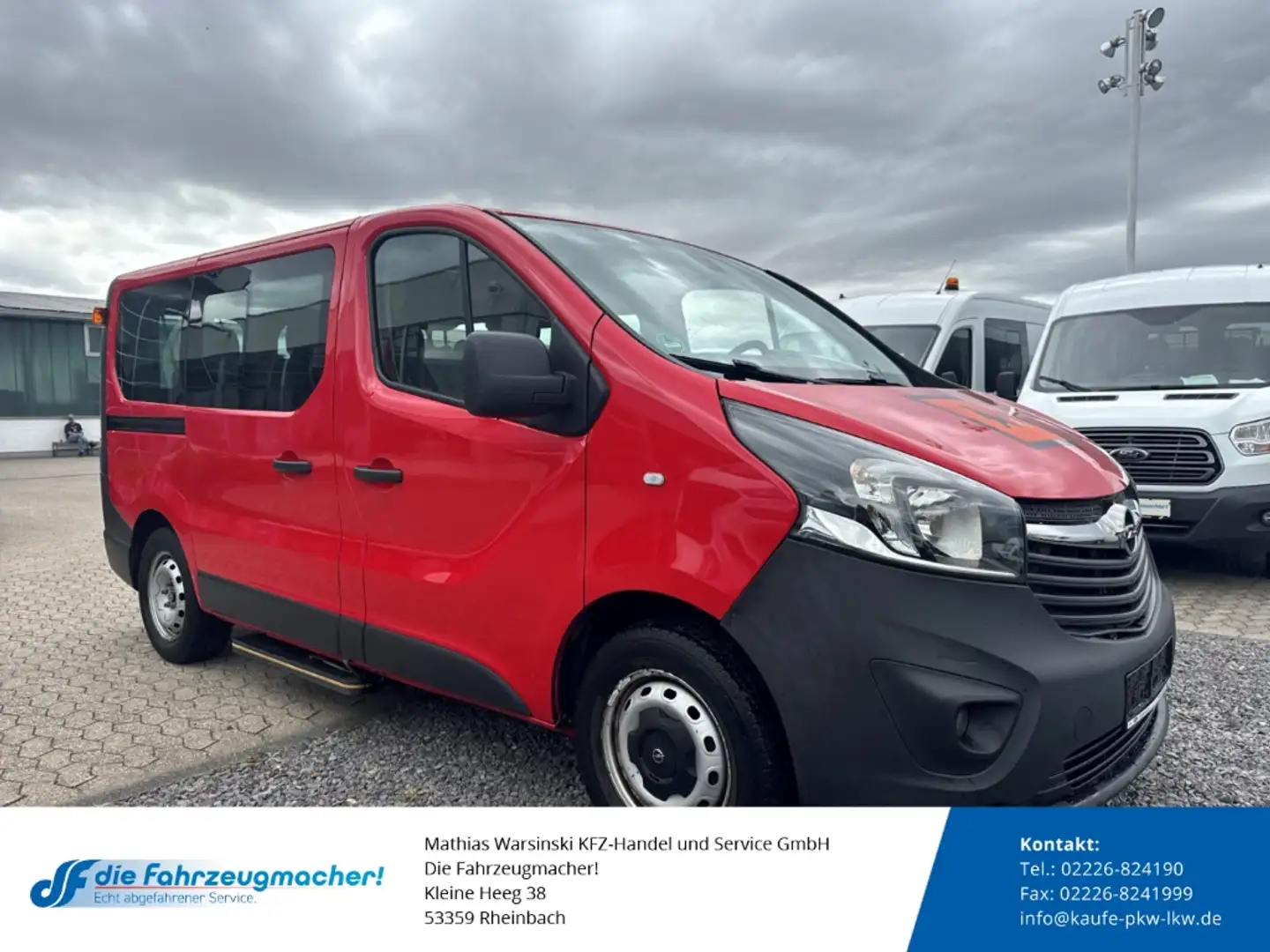 Opel Vivaro B Kombi  L1H1 1.6 CDTI *G7184 KLIMA Rot - 1