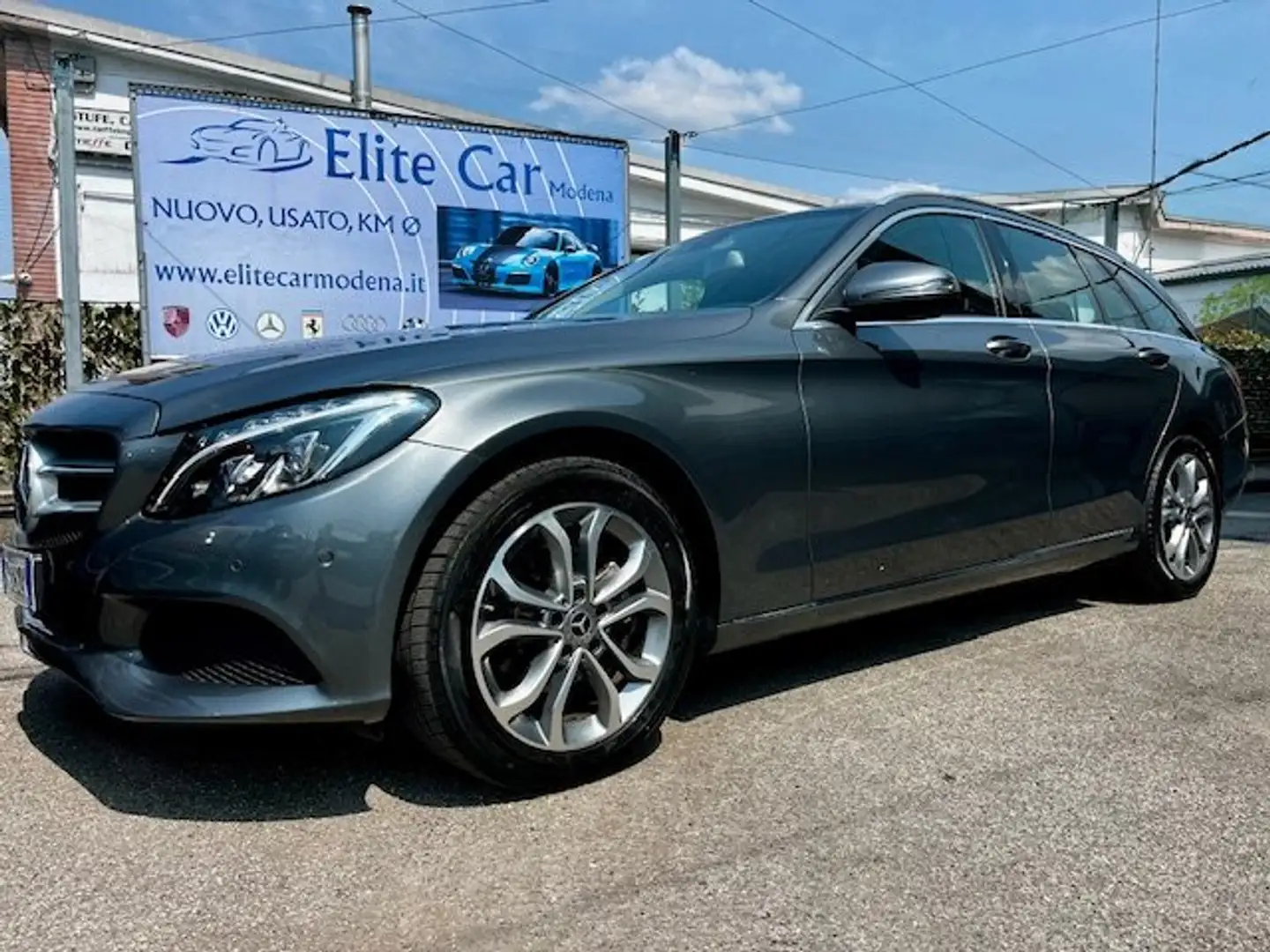 Mercedes-Benz C 200 SW d Sport auto " TAGLIANDI MERCEDES " Šedá - 1