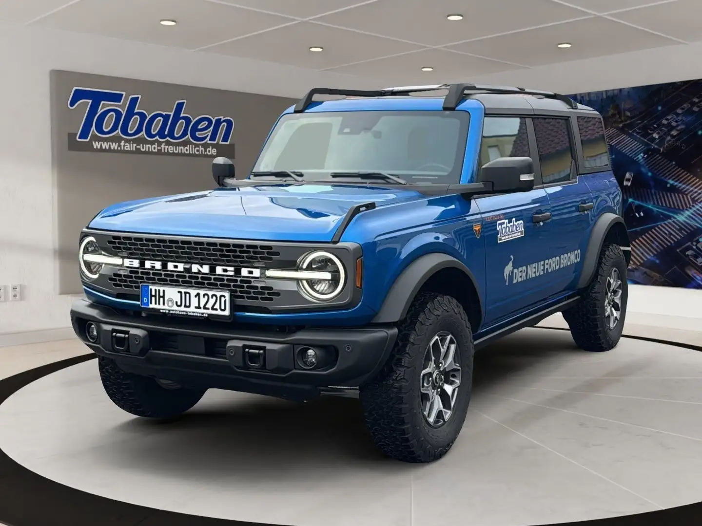 Ford Bronco Badlands + Heckzelt Blau - 1
