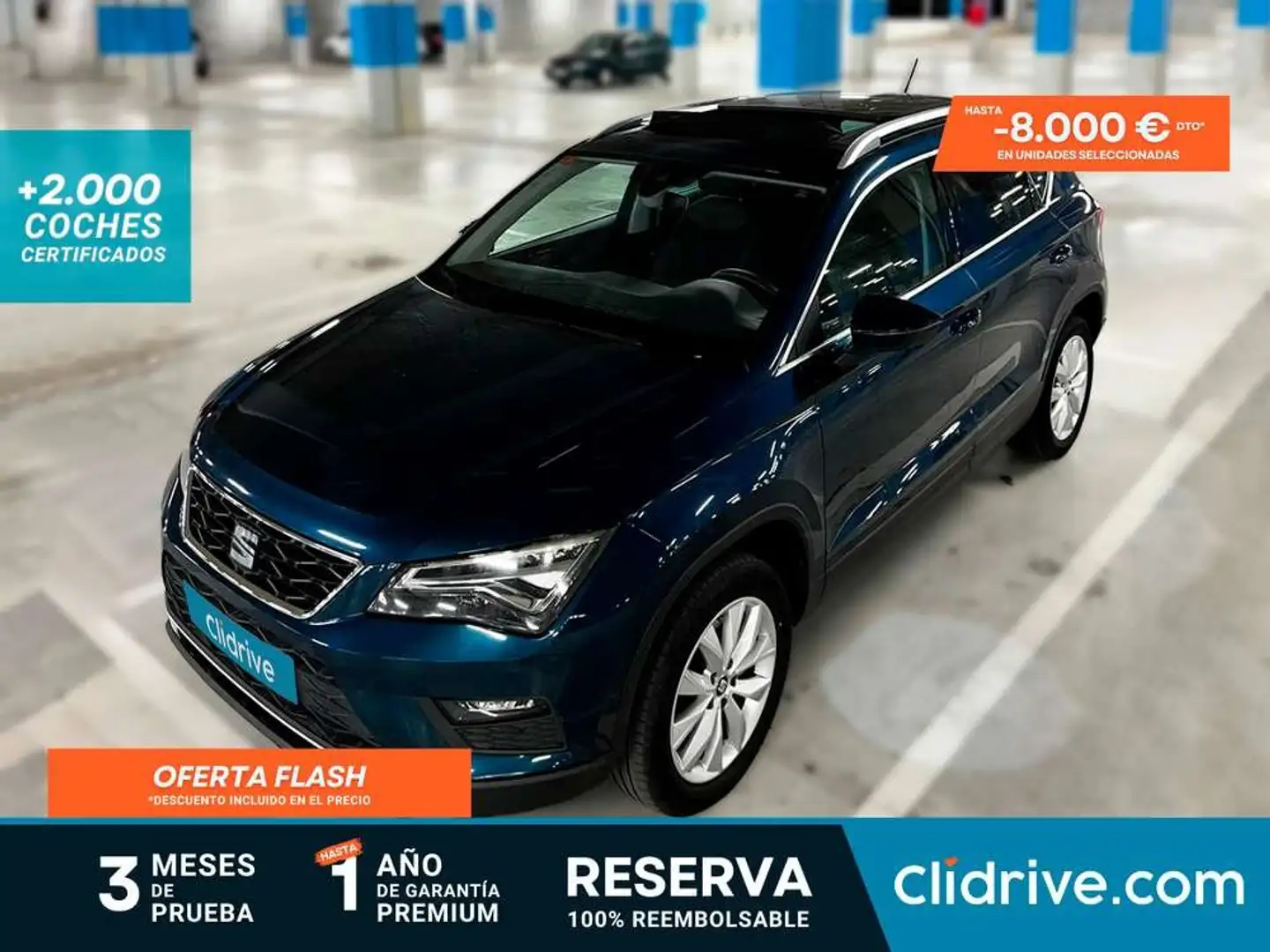 SEAT Ateca 1.4 EcoTSI S&S Xcellence DSG7 Bleu - 1