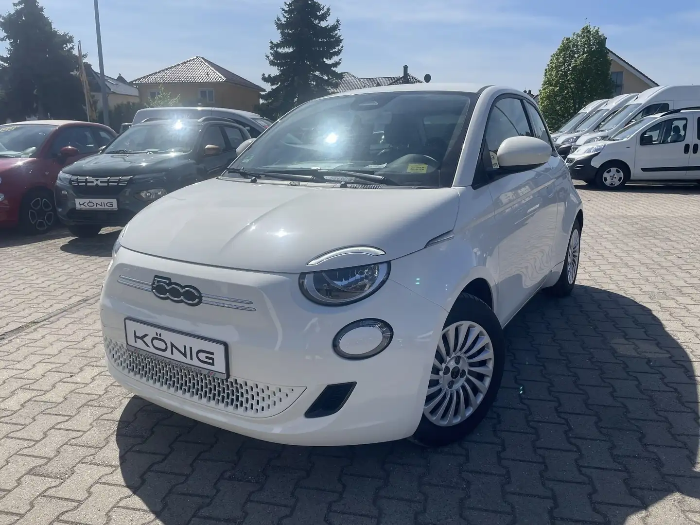 Fiat 500e 320 Reichweite Elektro Automatik Weiß - 1