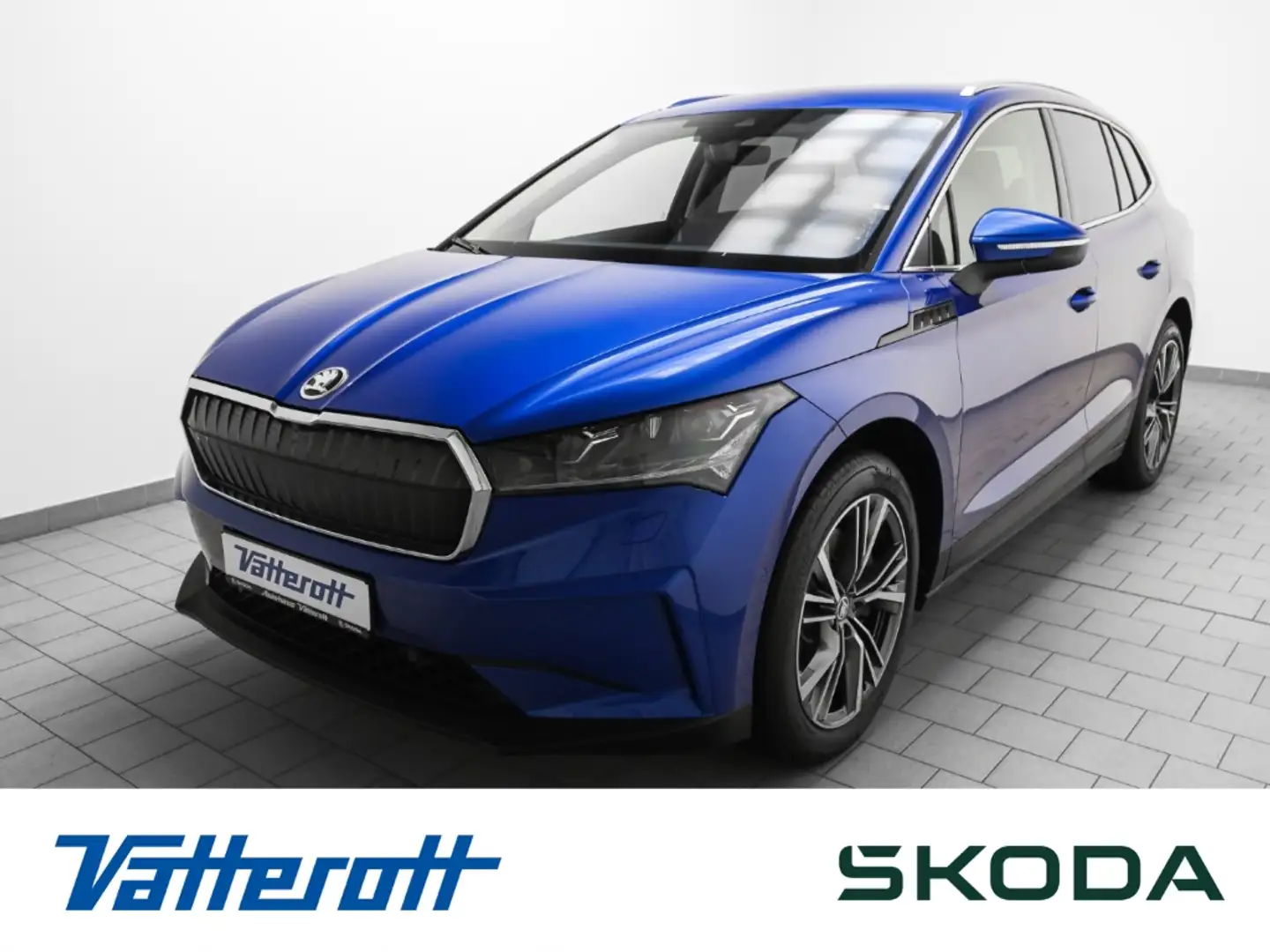 Skoda Enyaq iV 80 Suite Navi AHK Leder Blau - 1