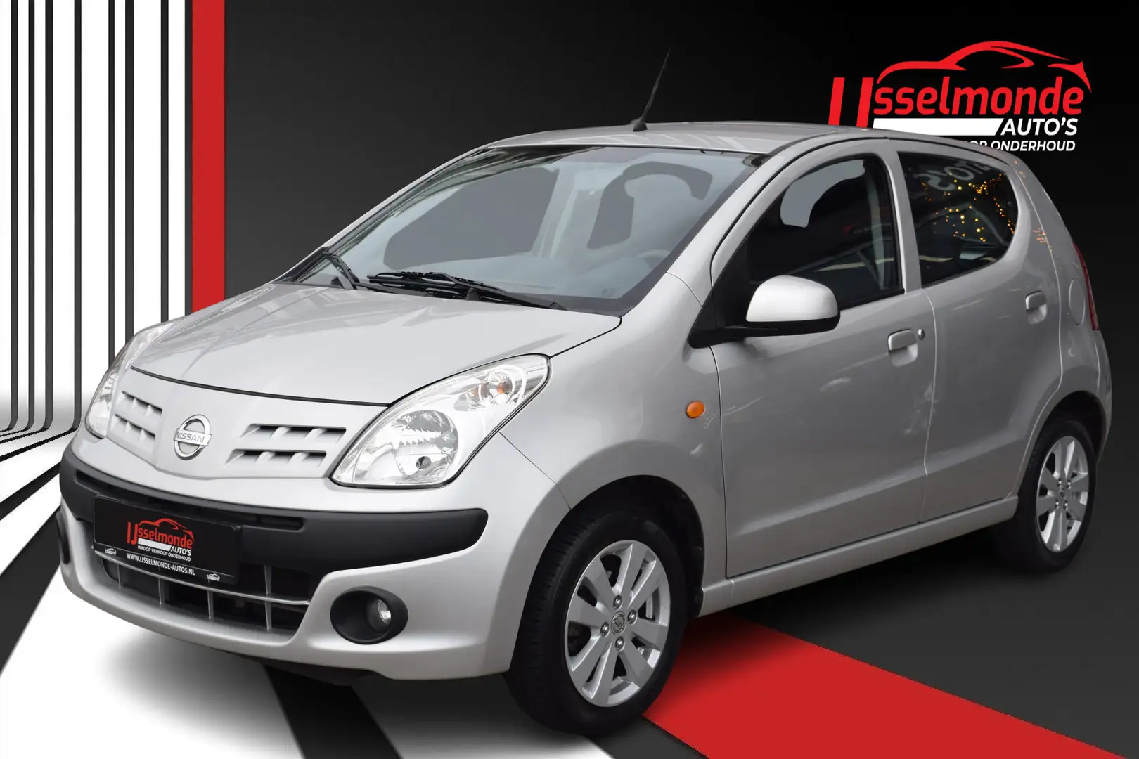 Nissan Pixo 1.0 Look Airco 5Drs 40.654KM!!! Plateado - 1