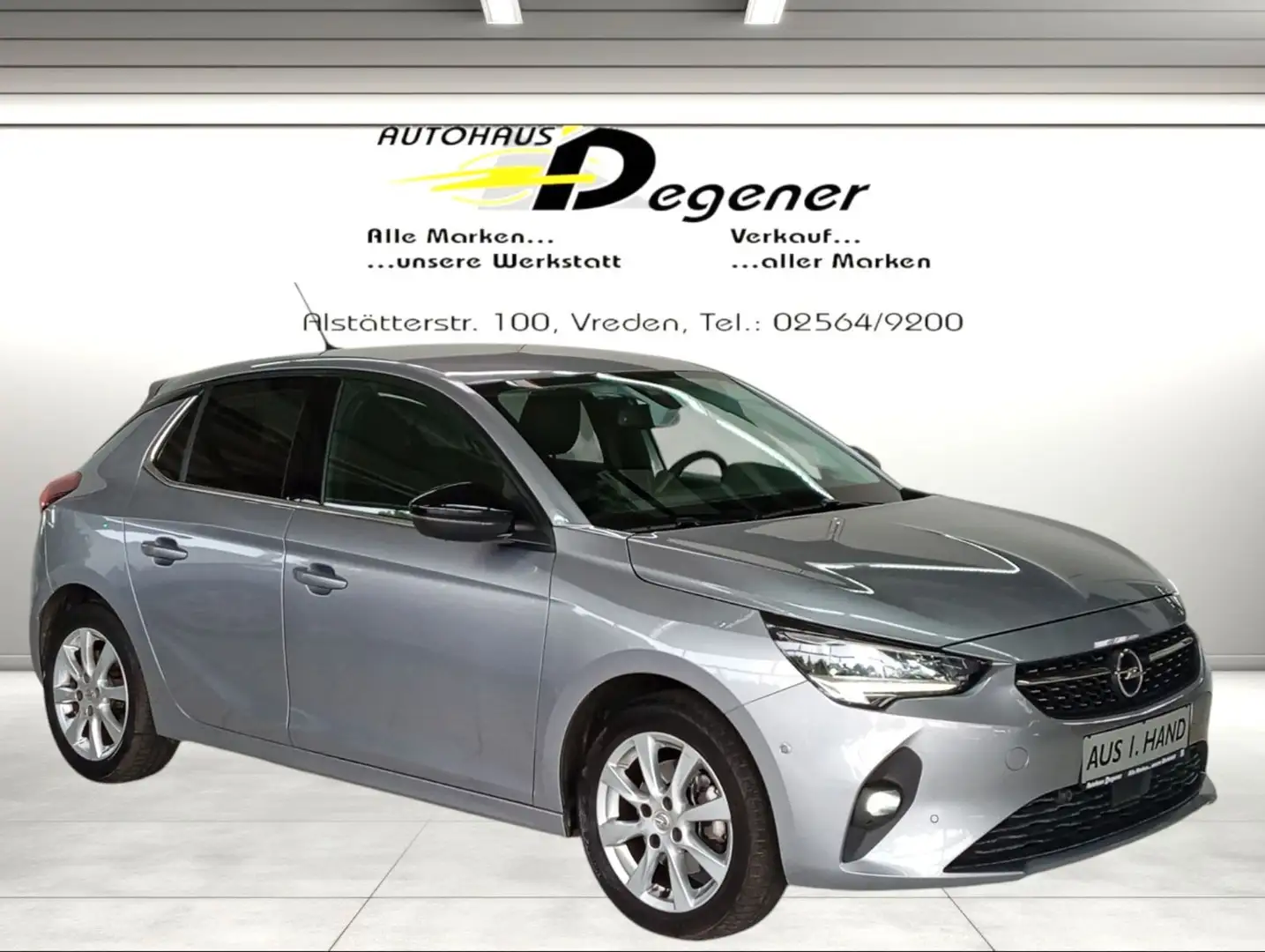 Opel Corsa F mit AHK / Sitz-und Lenkradheizung / Grau - 1
