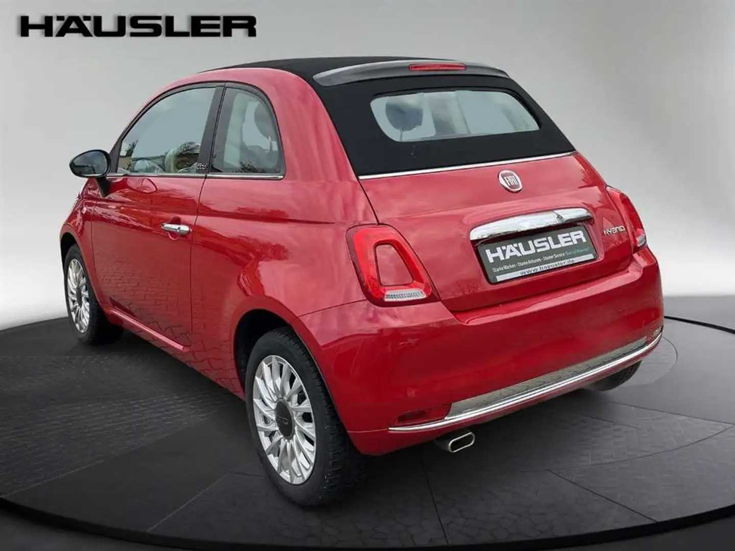 Fiat 500C DolceVita mit Klima*PDC*Cabrio Rot - 2