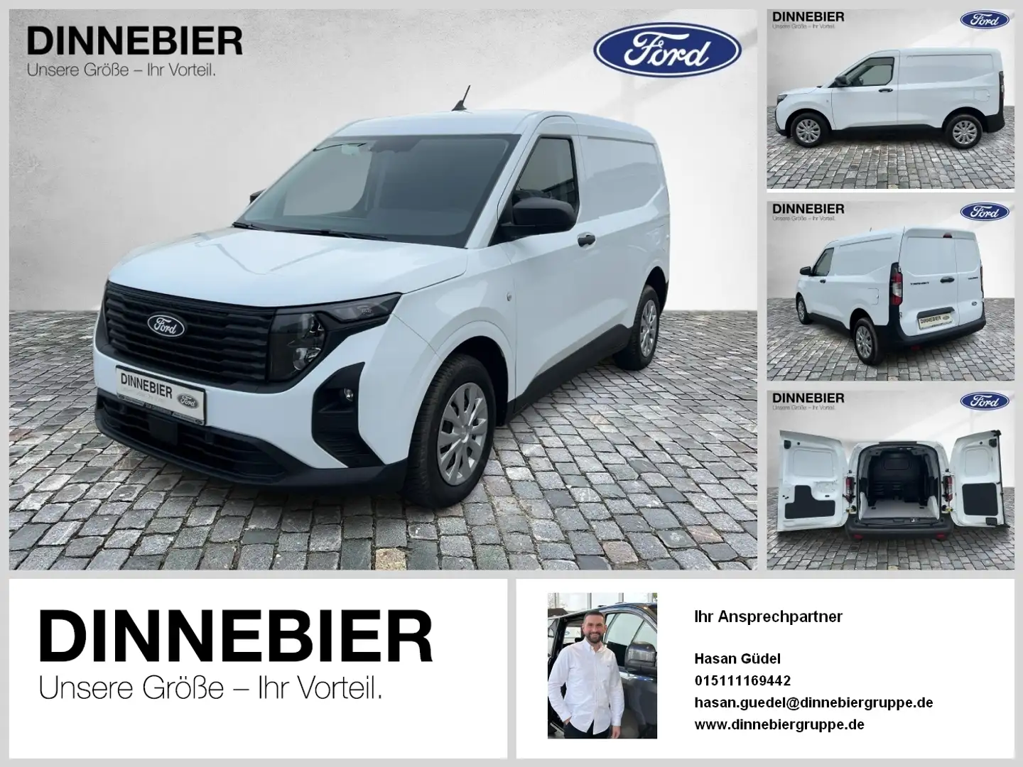 Ford Transit Courier Kasten LKW Trend 92 kW Weiß - 1