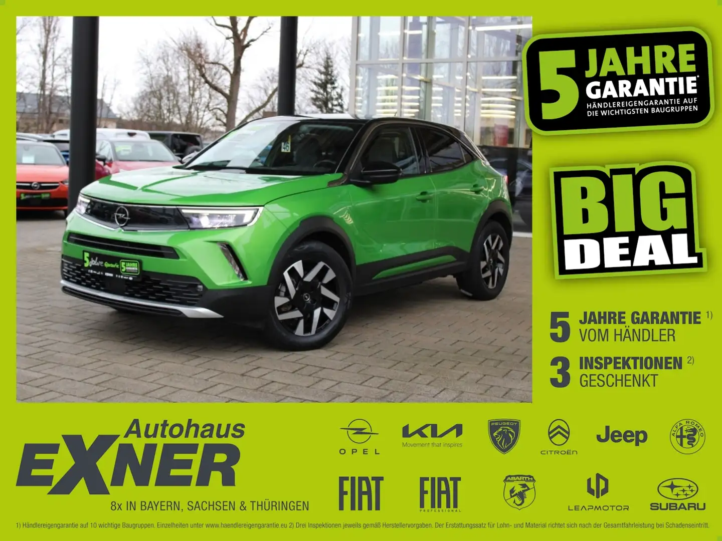 Opel Mokka-E ELEGANCE *11kW OBC*Batteriezertifikat*LED Grün - 1