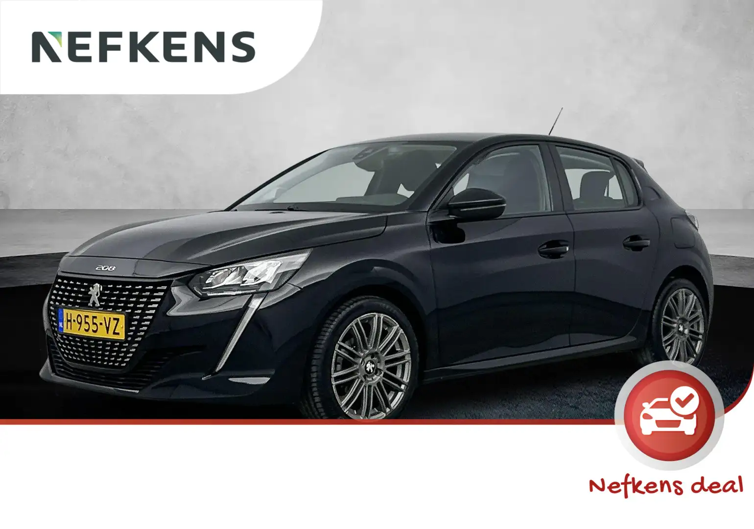 Peugeot 208 1.2 Active | Navigatie | Cruise control | Parkeers Zwart - 1