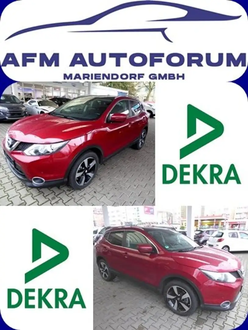 Nissan Qashqai Qashqai 1.2 DIG-T ACENTA --TÜV/AU NEU-- Rot - 1