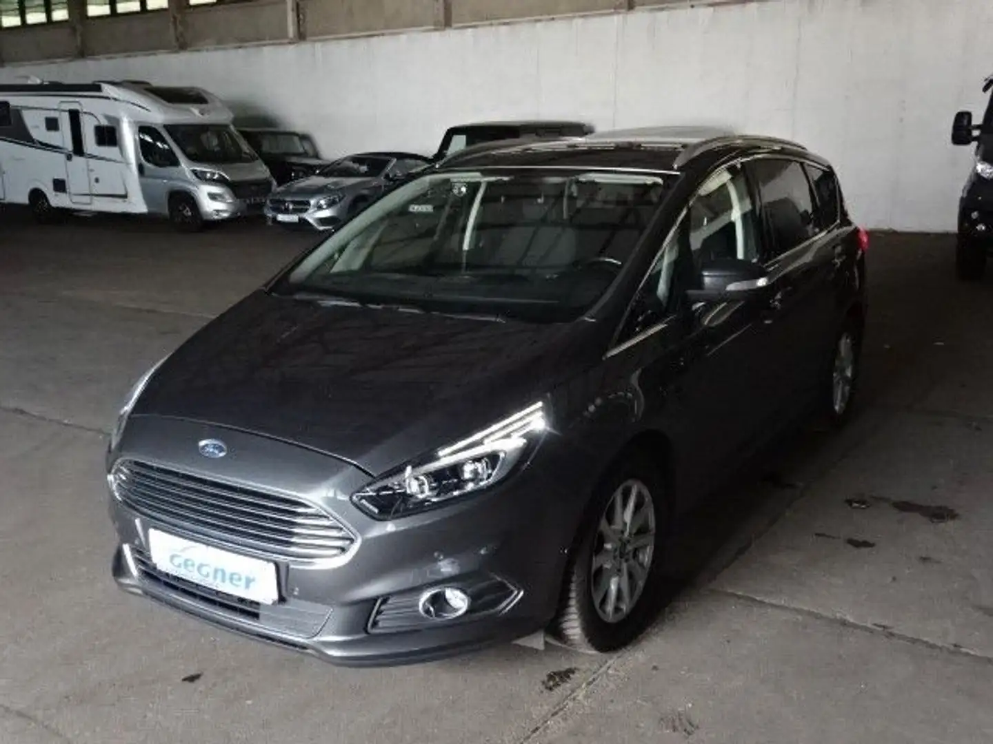 Ford S-Max 2.0 TDCi Aut. Titanium LED AHK Gris - 2