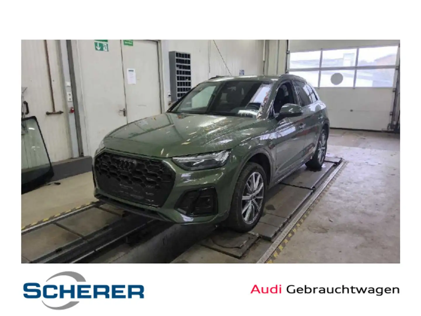 Audi Q5 40 TDI quattro S tronic S line NAVI SHZ ACC Grün - 1