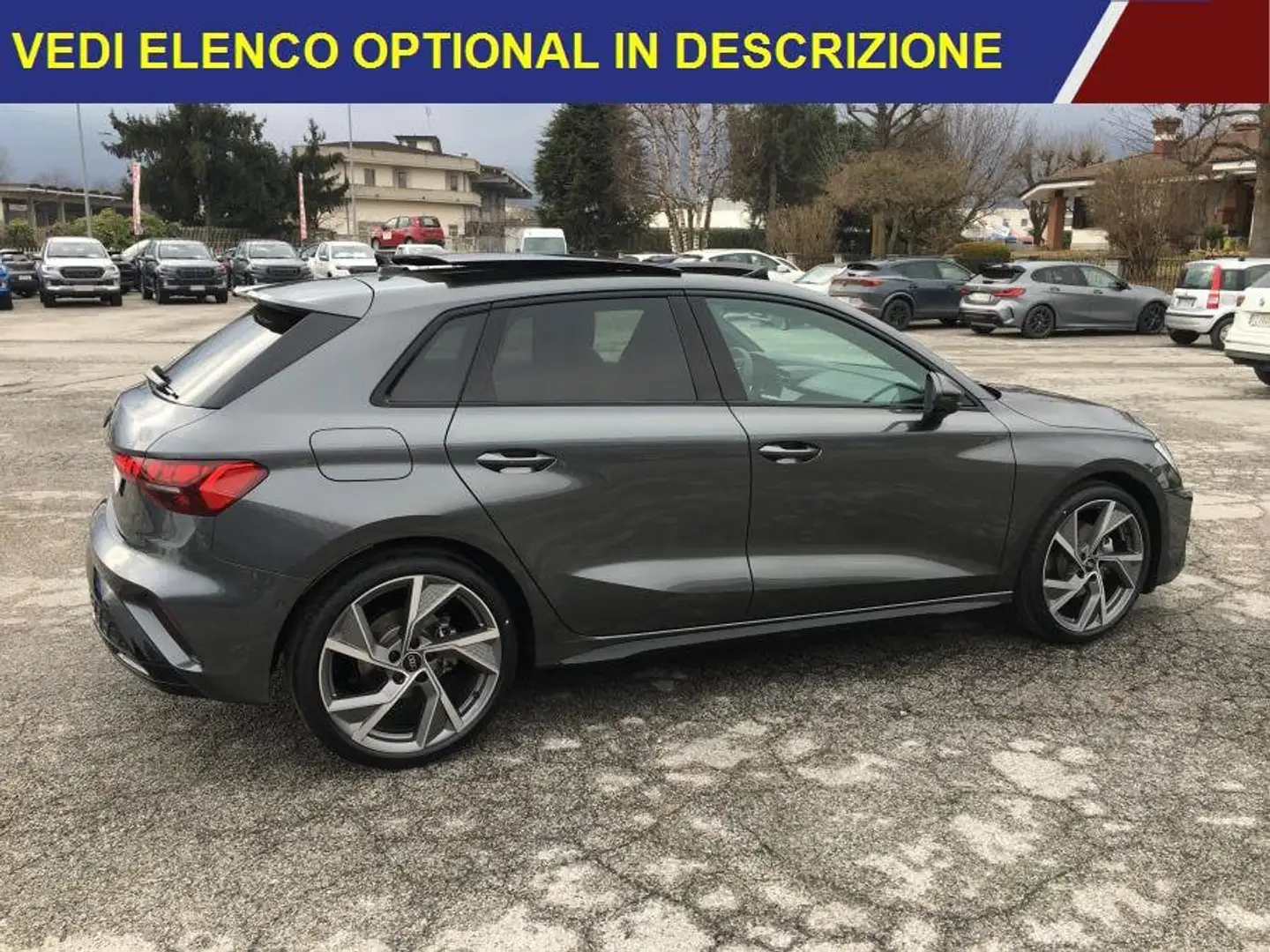 Audi A3 SPB 35 TDI S tronic S line edition NUOVO MODELLO Grigio - 2