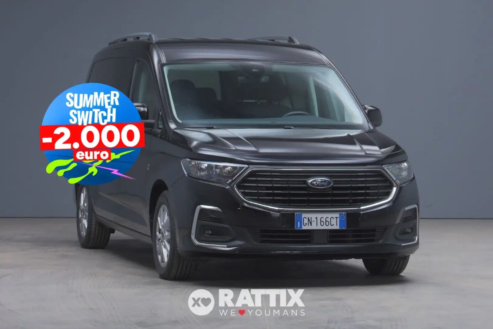 Ford Grand Tourneo 2.0 Ecoblue 122CV Titanium Auto IVA ESCLUSA 7p.ti Czarny - 1