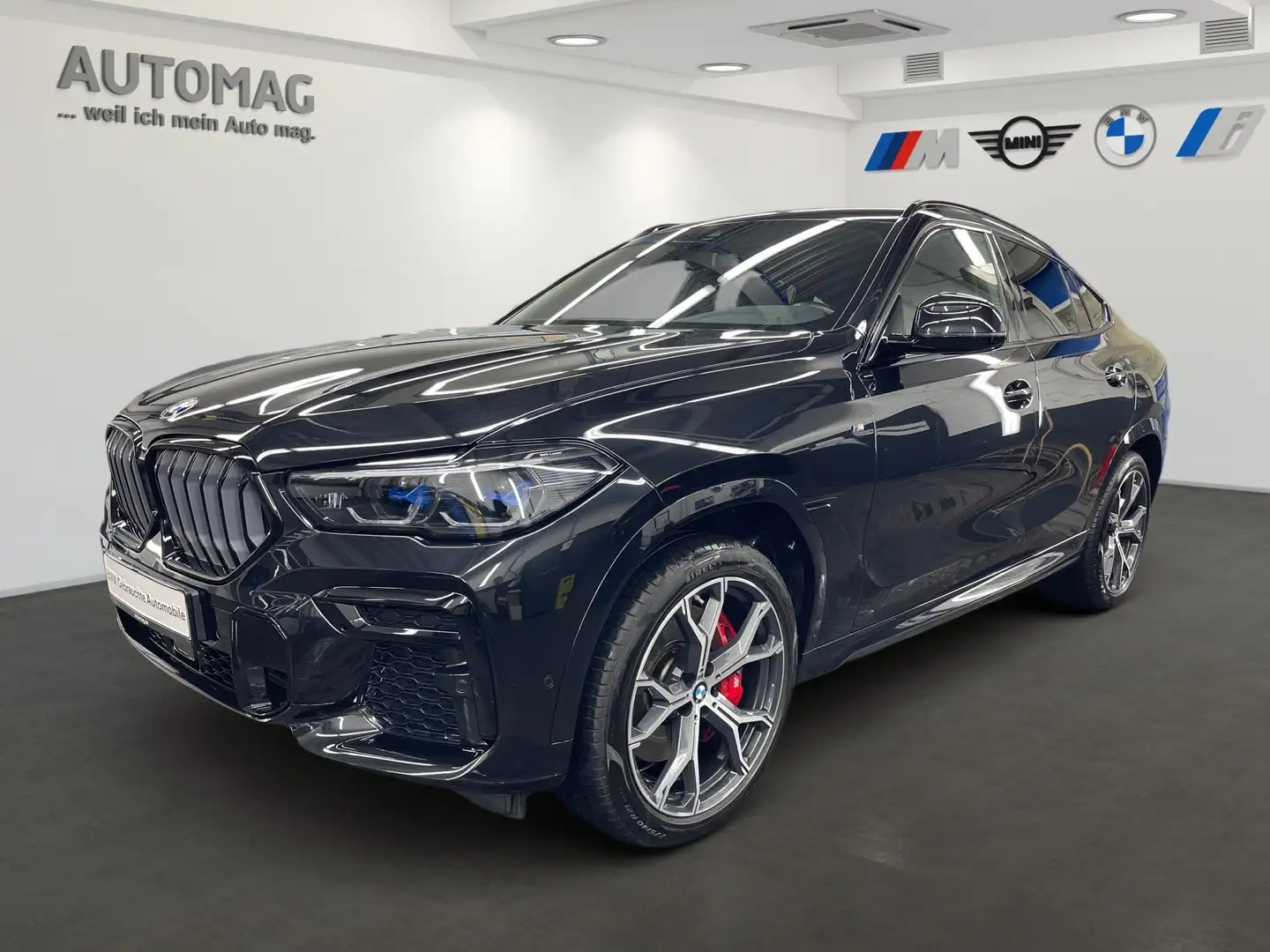 BMW X6 M50i LiveCockpitProf*Laser*Parkassist*Unfallfrei*2 Schwarz - 1