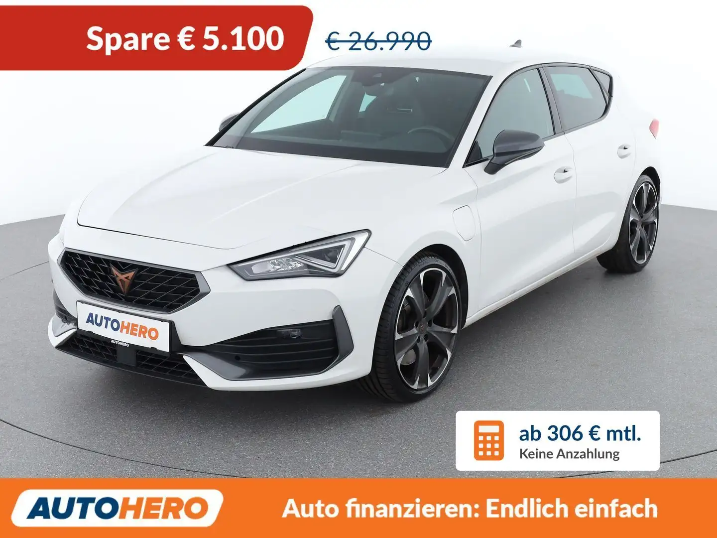 SEAT Leon 1.4 e-HYBRID VZ Weiß - 1
