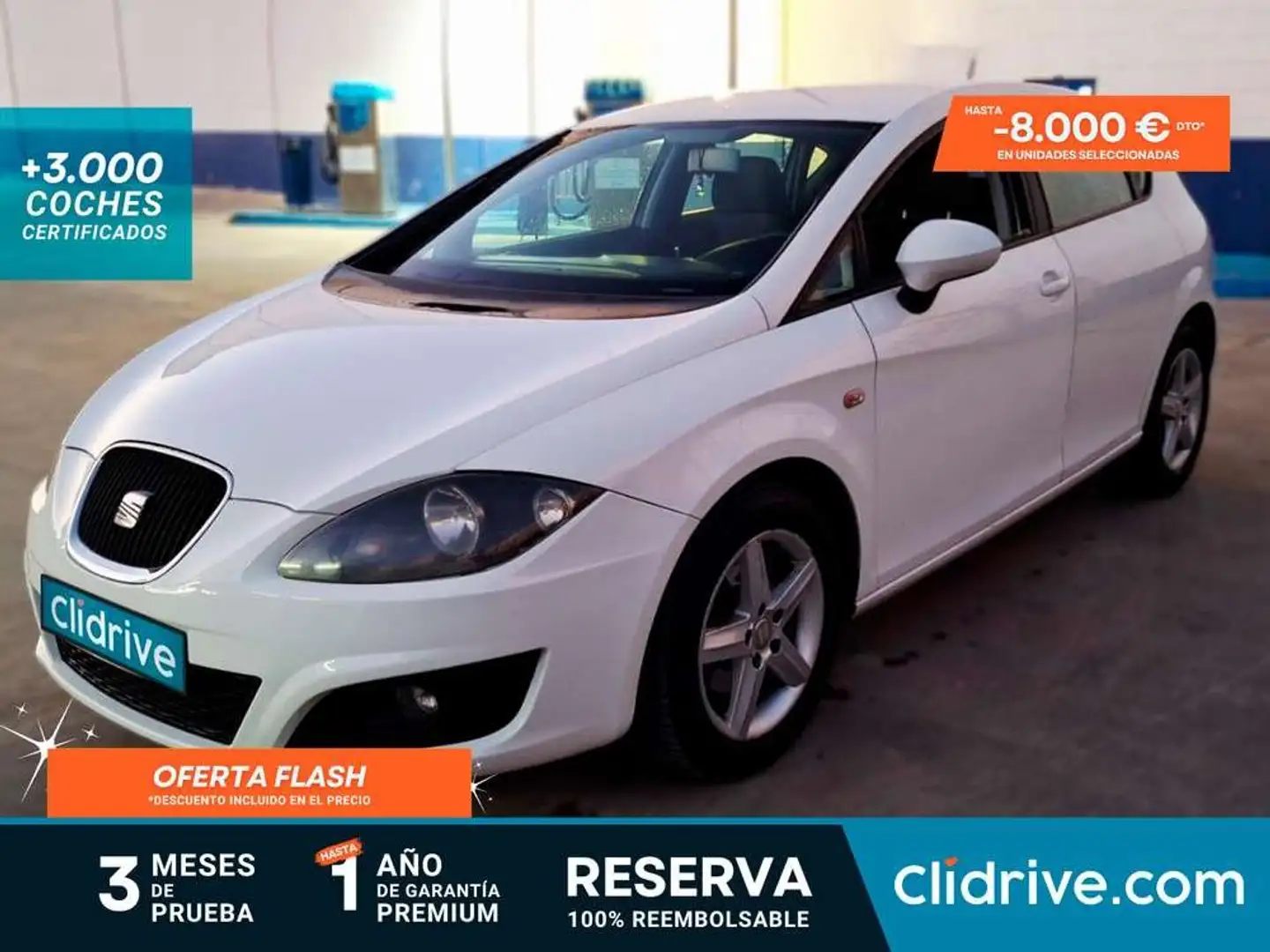 SEAT Leon 1.6TDI CR Style Blanco - 1