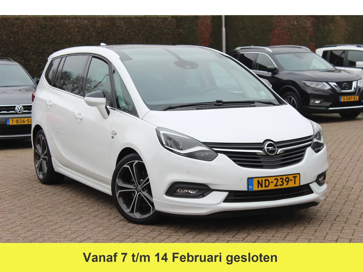 Opel Zafira 1.6 Turbo Innovation 7p. OPC Line 200pk! / Trekhaa Blanc - 1