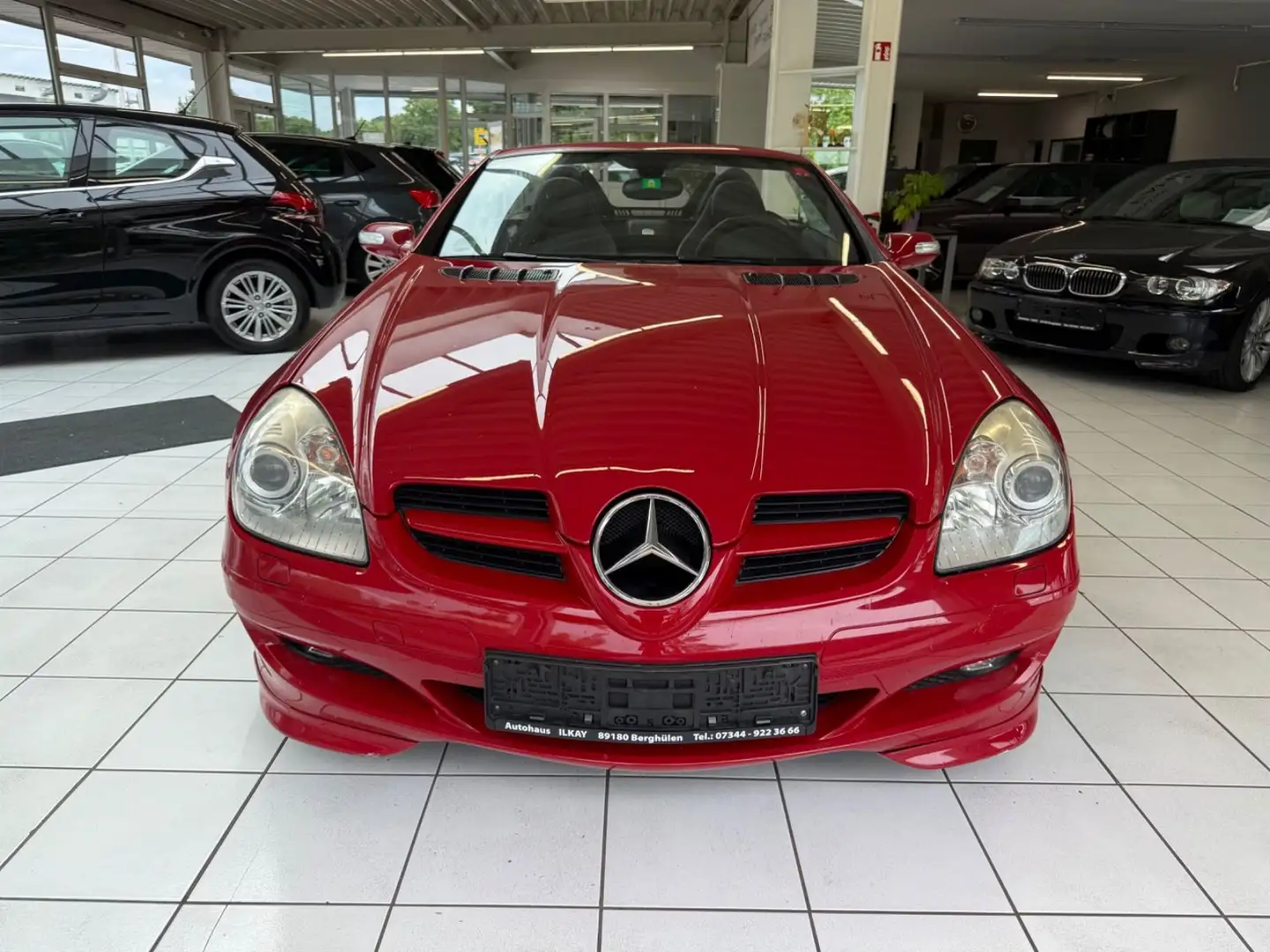 Mercedes-Benz SLK 200 Roadster SLK 200 Kompressor,Leder,Tüv-Neu,Navi Rot - 2