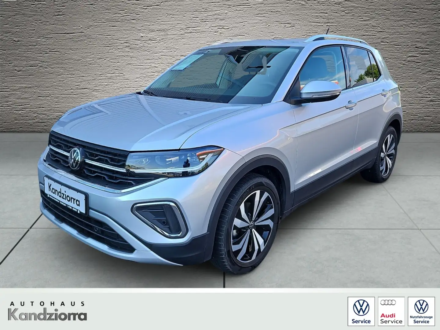 Volkswagen T-Cross 1.0 TSI DSG Style Klima Navi Einparkhilfe Silber - 1